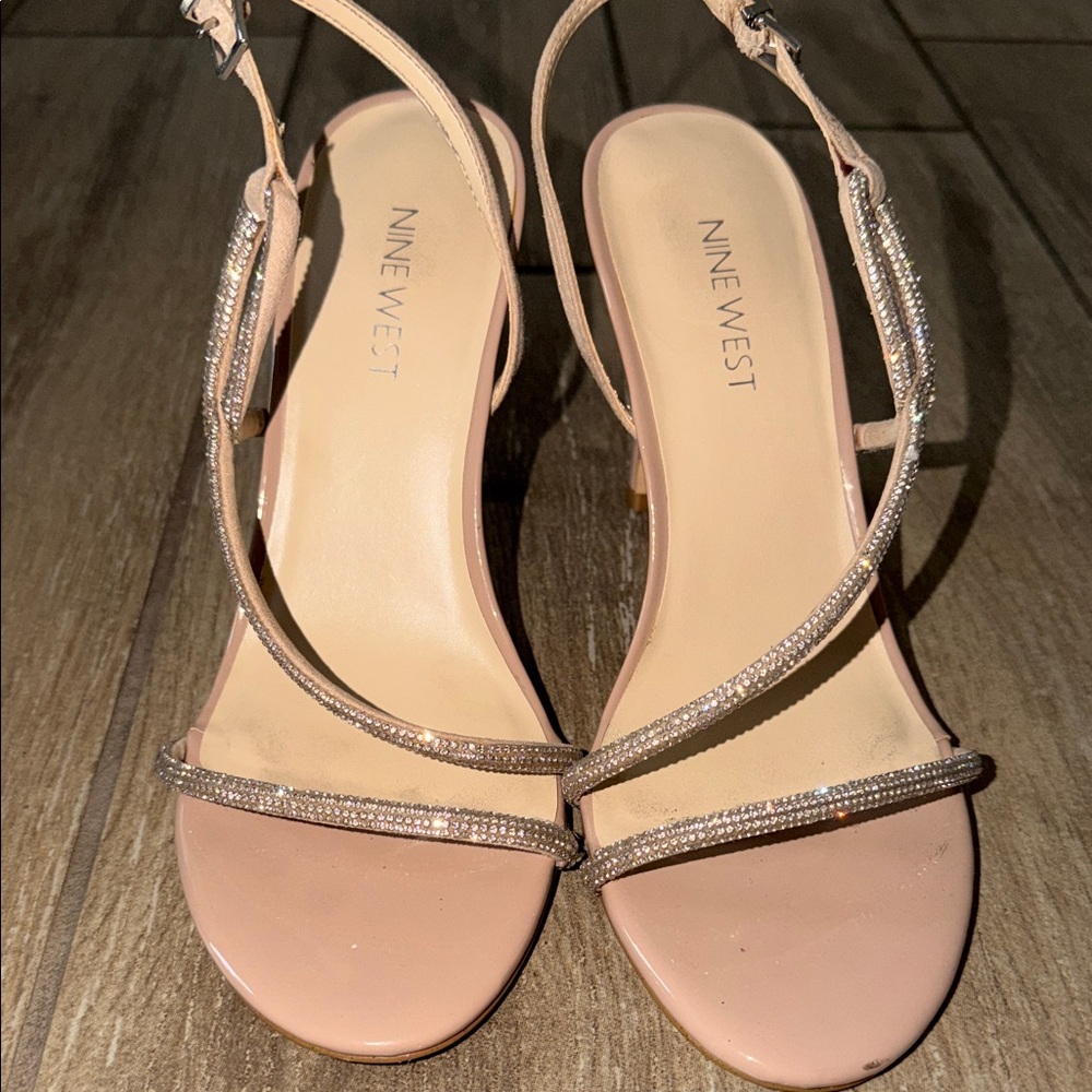 Nine West Blush Strappy Heels